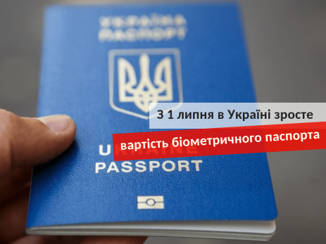 вартість біометричного паспорта