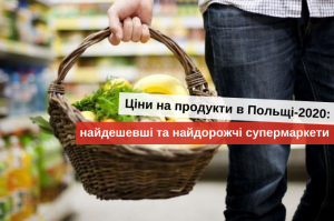 ціни на продукти в польщі 2020