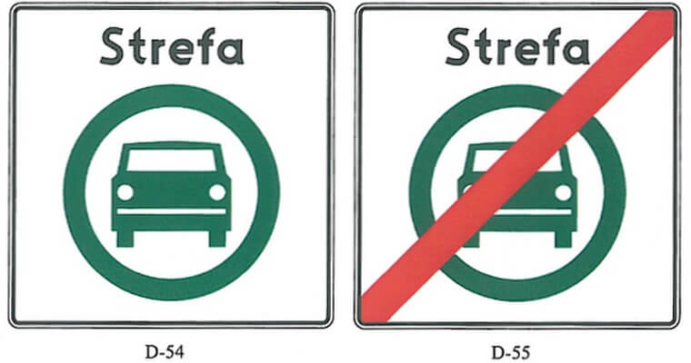 Чисті транспортні райони в Польщі
