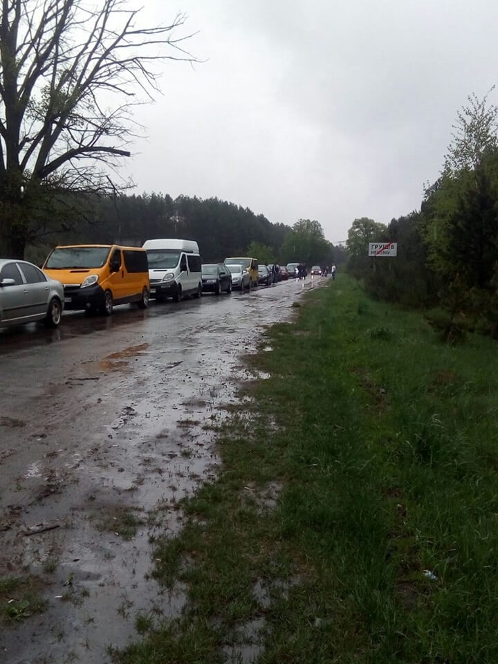 Черги на українсько-польському кордоні