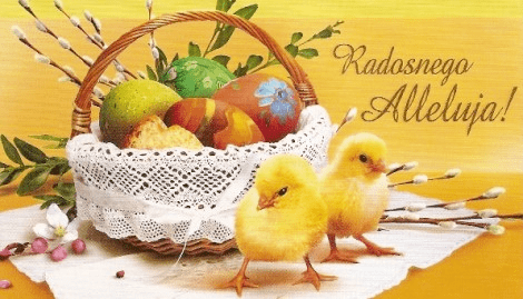 Поздравление с Пасхальными праздниками на польском языке