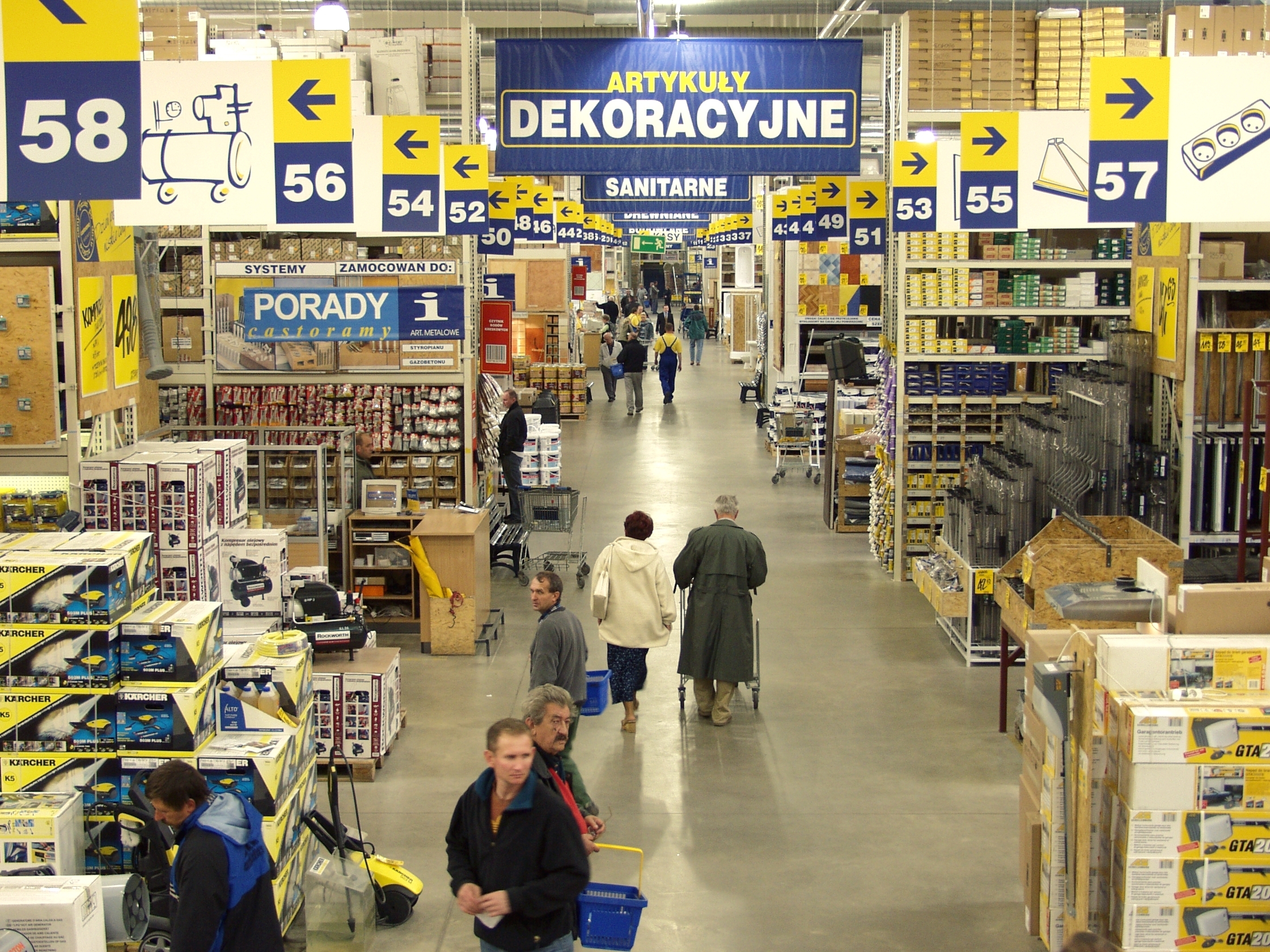 Супермаркет строительных материалов в Польше Castorama (Касторама) акции,скидки, цены