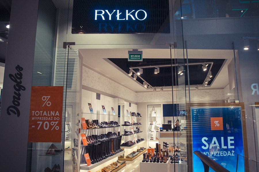 Магазин обуви в Польше Ryłko (Рылко) 