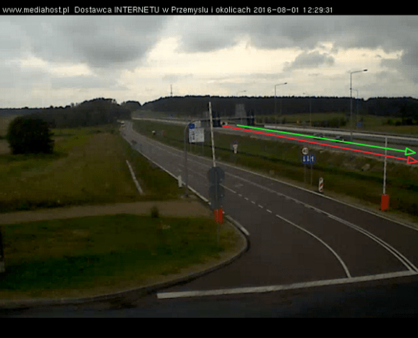 веб-камера на польской границе Краковец Корчова