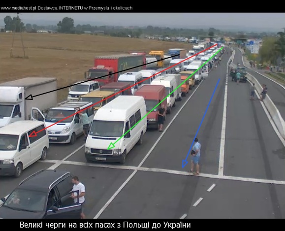 очередь на границе Украина Польша