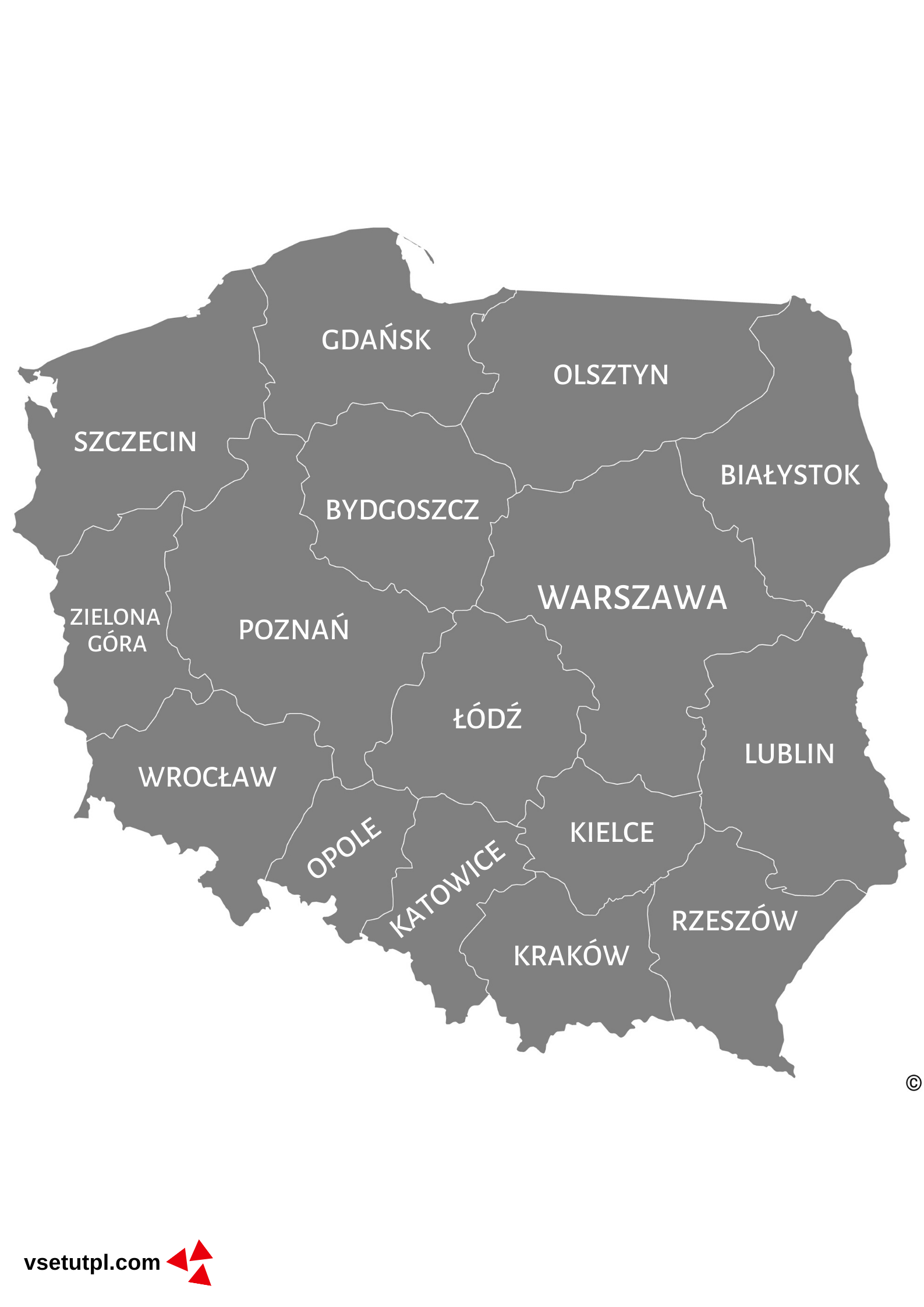 польські міста переклад на українську