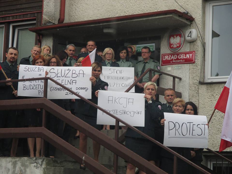 забастовки польских таможенников