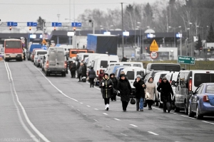 Очереди на границе с Польшей сейчас