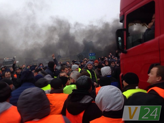 Акції протесту на польському кордоні