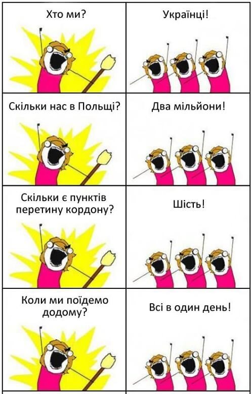 Черги на українсько-польському кордоні