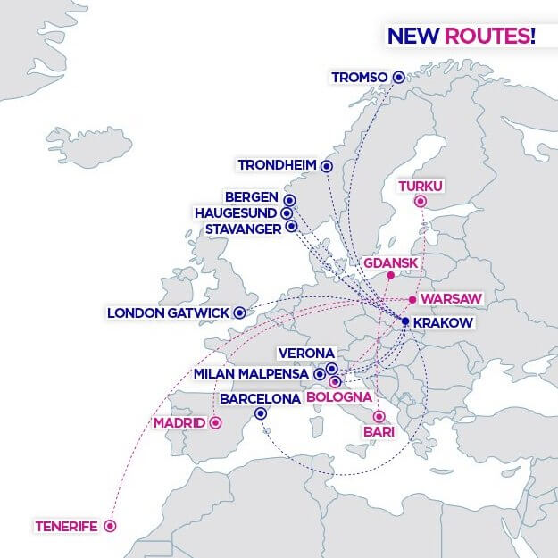 новые рейсы Wizz Air