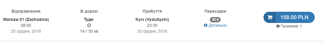 Ціни на автобуси з Польщі в Україну перед новорічними святами