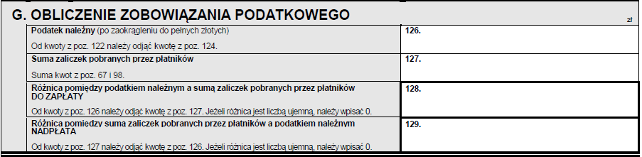 заполнения декларации PIT-37