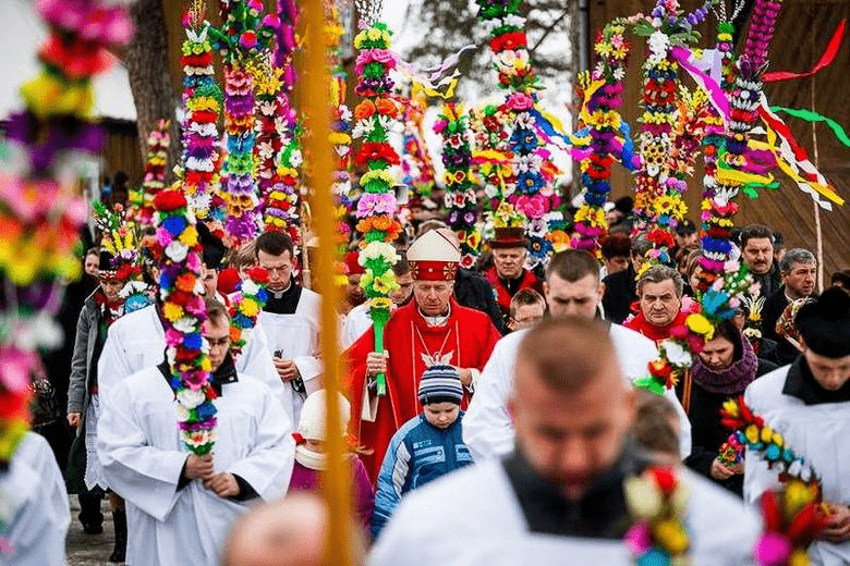 Niedziela Palmowa w Łysych