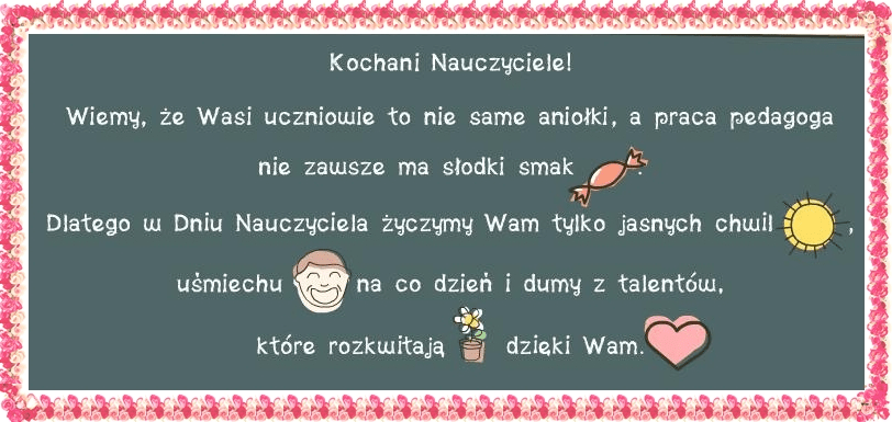 Привітання з Днем Вчителя польською мовою