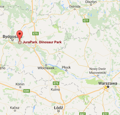 парк динозаврів польща