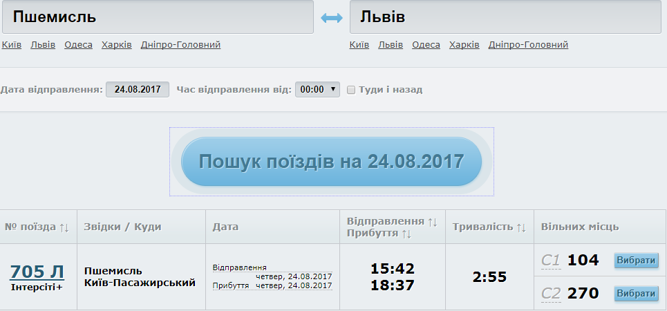 билеты киев-перемышль