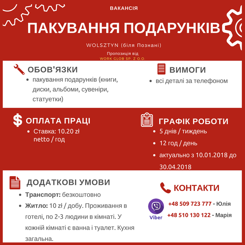 робота в польщі вакансії