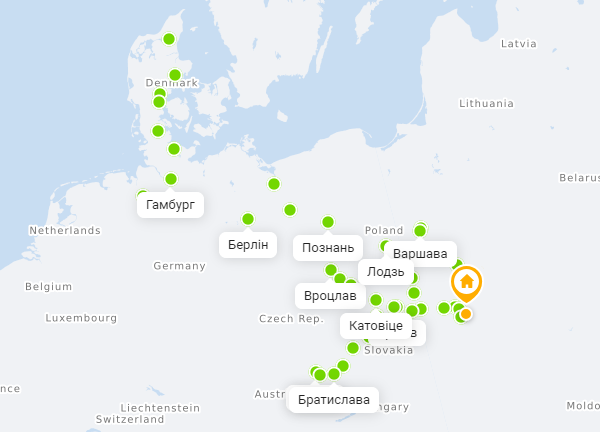 пересечение границы в польшу автобусом прямые рейсы