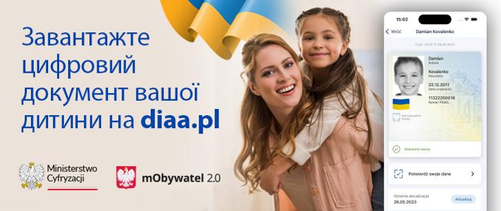 документи дія.пл в польщі для українських дітей