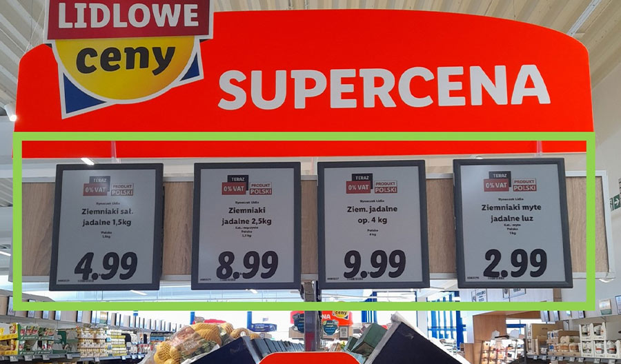цены на продукты в польских супермаркетах 2023