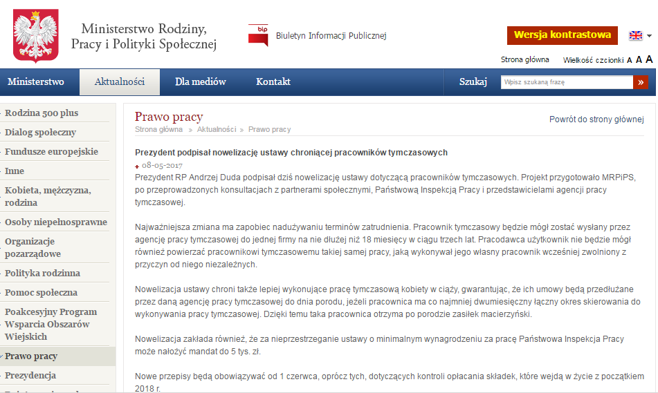 работа в польше
