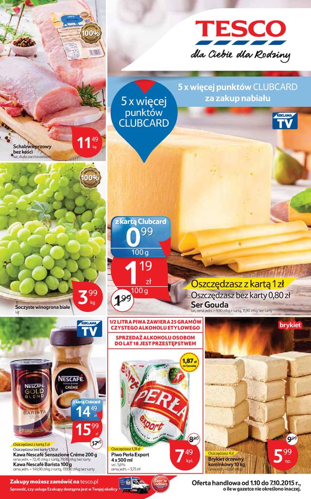 газетки промоции, газетка теско польша, gazetka tesco