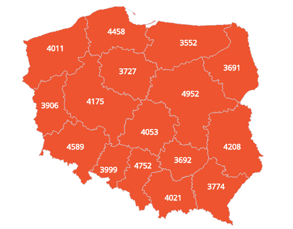 средняя и минимальная зарплата в польше 2017