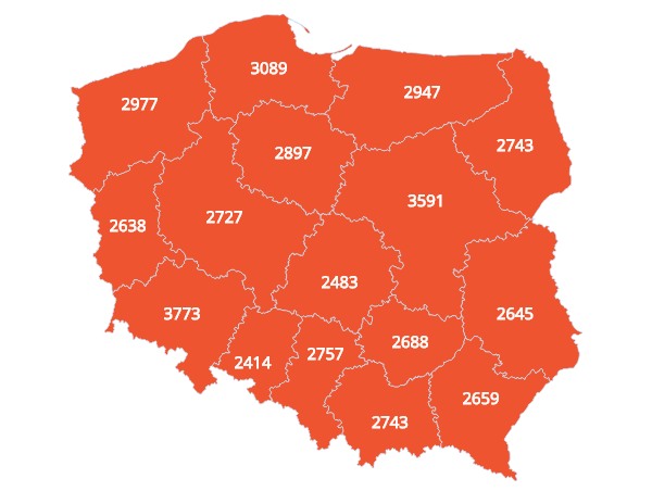 зарплаты в польше 2017