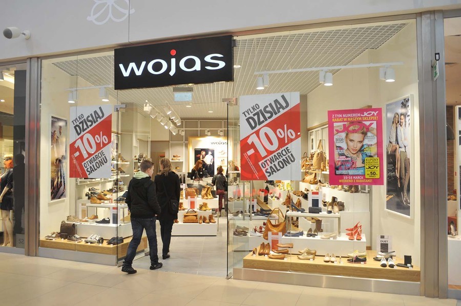 Магазин обуви в Польше Wojas (Вояс)