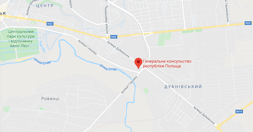 адрес польского посольства в Луцке, консульство Польши в Луцке