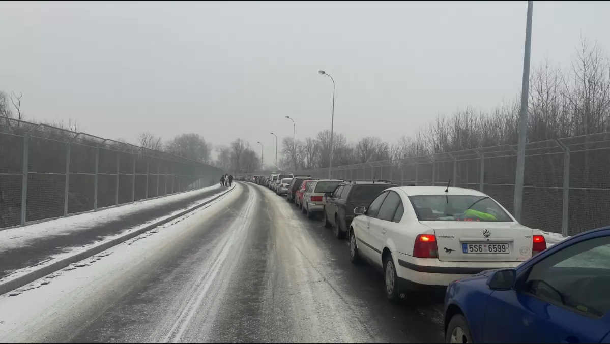 очереди на границе с Польшей перед рождеством