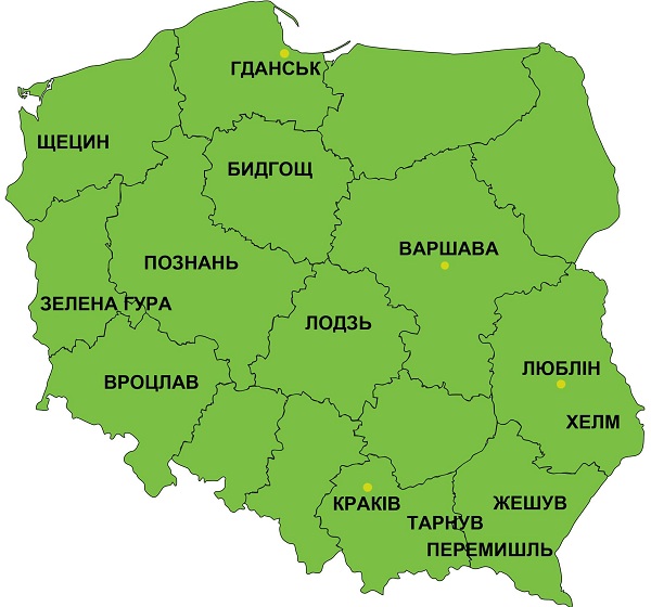 консульства Украины в польше